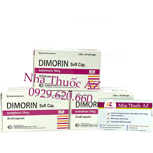 Thuốc Dimorin 10mg (Hộp 30 viên) - Công dụng, Liều dùng, Giá bán?