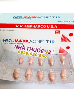 Neo-Maxx Acne T10 trị mụn trứng cá nặng – Liều dùng, Giá bán?