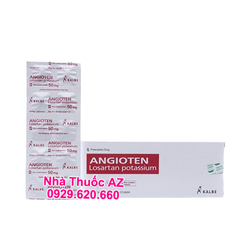 Thuốc Angioten 50mg – Losartan potassium 50mg - Giá bán, Mua ở đâu