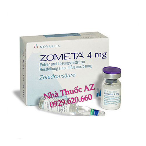 Thuốc Zometa 4mg/100ml (Hộp 1 chai truyền tĩnh mạch 100ml) - Giá bán?