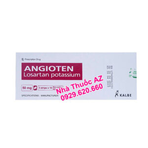 Thuốc Angioten 50mg – Losartan potassium 50mg 