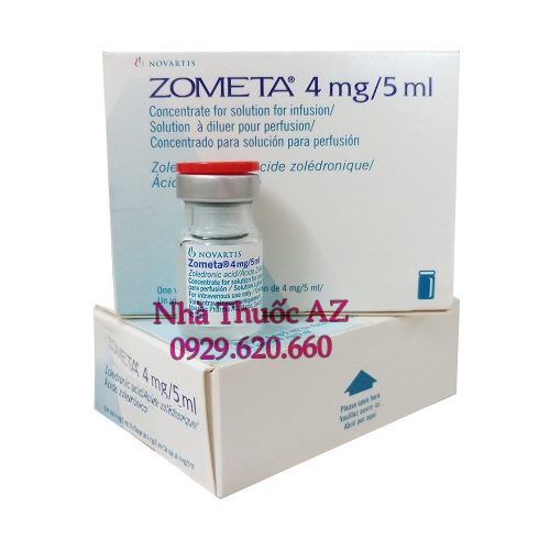 Thuốc Zometa 4mg/100ml (Hộp 1 chai truyền tĩnh mạch 100ml) 