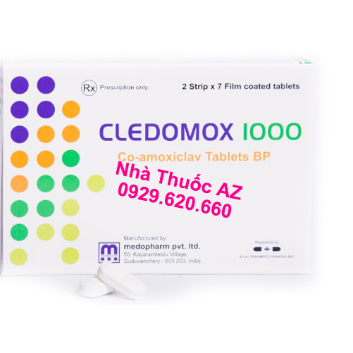 Thuốc Cledomox 1000 công dụng, giá bán , mua ở đâu?