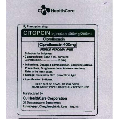 Thuốc Citopcin 400mg/200ml – Ciprofloxacin 400mg/200ml giá bao nhiêu