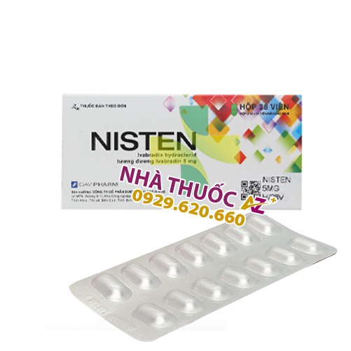 Thuốc Nisten 5mg – Ivabradin 5mg - Công dụng, Giá bán, Mua ở đâu