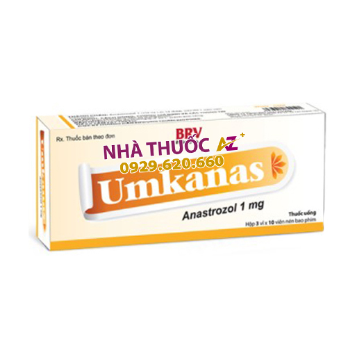 Thuốc Umkanas 1mg (Anastrozole) - Cách dùng, Giá bán, Mua ở đâu?