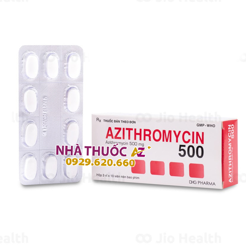 Azithromycin 500mg giá bao nhiêu
