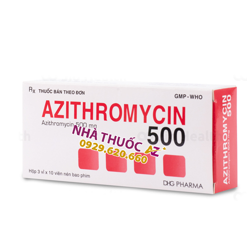 Azithromycin 500mg giá bao nhiêu