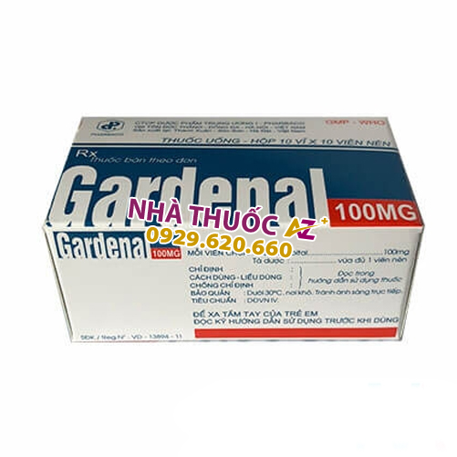 Thuốc Gardenal 100mg – Phenobarbital 100mg