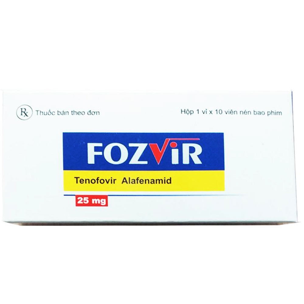 Thuốc Fozvir 25mg (Tenofovir Alafenamide 25mg) – Công dụng, Giá bán?