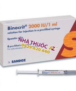 Thuốc Binocrit 2000 IU/ml – Epoetin alfa 2000 IU/ml