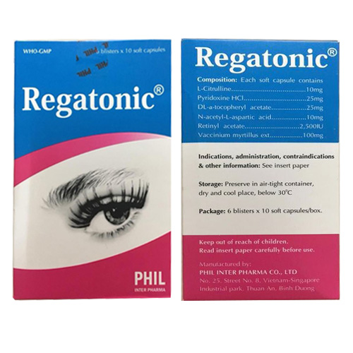 Thuốc Regatonic – Vitamin A 2500IU - Công dụng, Liều dùng, Giá bán
