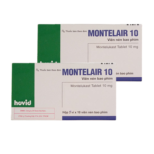 Thuốc Montelair 10mg – Monetlukast - Giá bán, Mua ở đâu