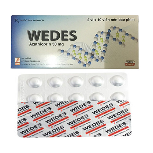 Thuốc Wedes 50mg – Azathioprin 50mg giá bao nhiêu