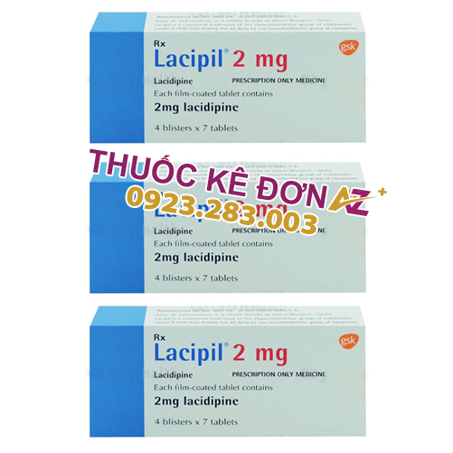 Thuốc Lacipil 2mg giá bao nhiêu