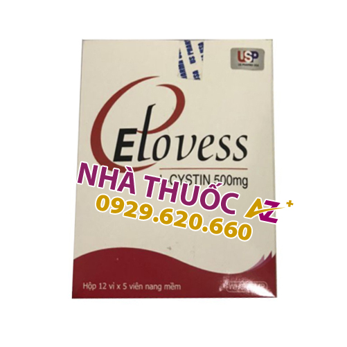 Thuốc Elovess (L-cystin 500mg) - Hộp 60 viên, công dụng, giá bán?