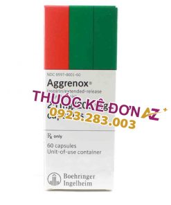 Thuốc Aggrenox 25 mg/200 mg - giá bao nhiêu? mua ở đâu rẻ nhất 2021?