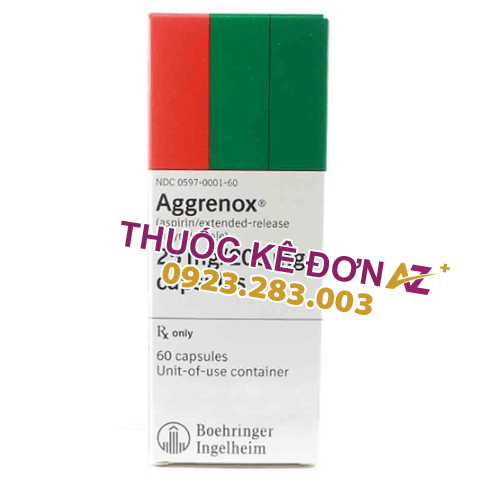 Thuốc Aggrenox 25 mg/200 mg - giá bao nhiêu? mua ở đâu rẻ nhất 2021?