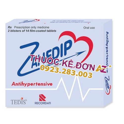 Thuốc Zanedip 10mg – Lercanidipin 10mg - Mua ở đâu rẻ nhất 2021?