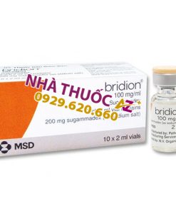 Thuốc Bridion 100mg/ml – Sugammadex - Công dụng, Giá bán, Mua ở đâu
