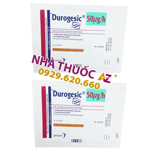 Durogesic 50 mcg/h - Thuốc biệt dược, công dụng , cách dùng - VN-10315-10