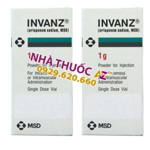 Thuốc Invanz 1g – Ertapenem 1g - Công dụng, Giá bán, Mua ở đâu