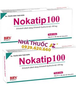 Thuốc Nokatip 100 (Erlotinib) - công dụng, giá bán, mua ở đâu?