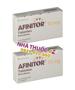 Thuốc Afinitor 10mg (Hộp 30v - Thụy Sĩ)