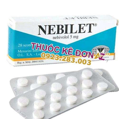Thuốc Nebilet 5mg – Nebivolol 5mg - Công dụng, Giá bán, Mua ở đâu