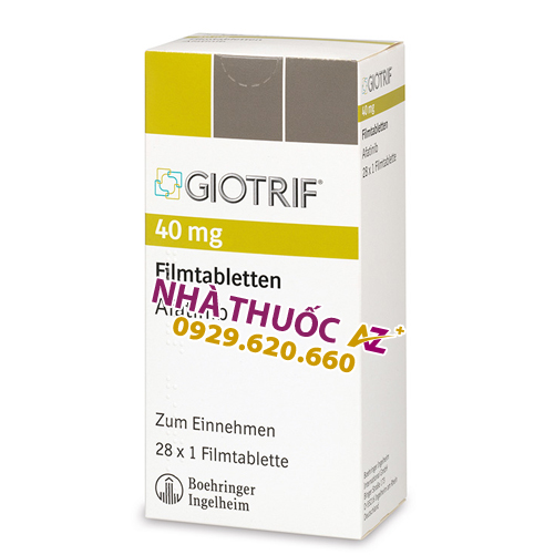 Thuốc Giotrif 40mg – Công dụng – Liều dùng – Giá bán – Mua ở đâu?