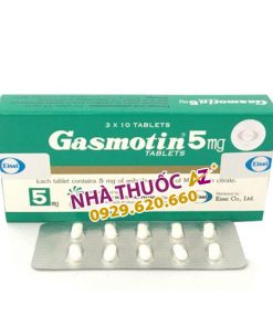 Thuốc Gasmotin tablets 5mg - Giá bao nhiêu? Mua ở đâu rẻ nhất 2021?