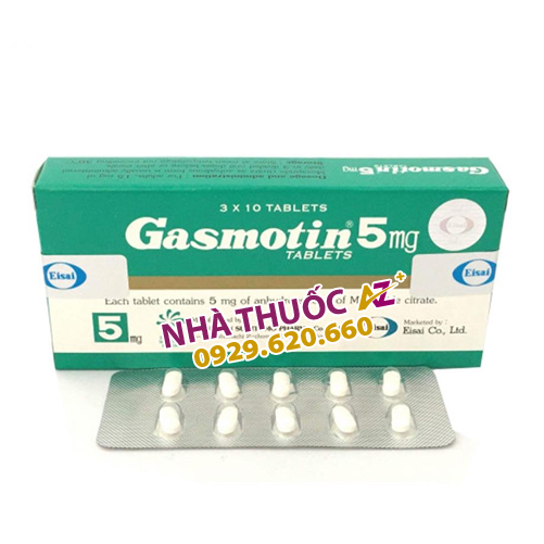 Thuốc Gasmotin tablets 5mg - Giá bao nhiêu? Mua ở đâu rẻ nhất 2021?