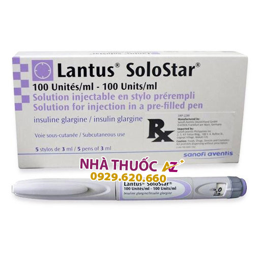 Thuốc Lantus Solostar 300IU/3ml – Liều dùng – Giá bán – Mua ở đâu?