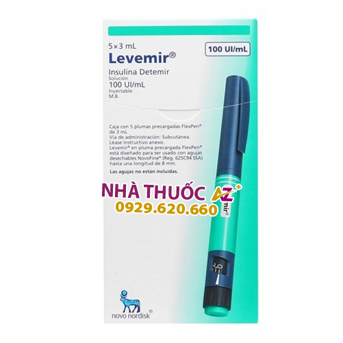 Thuốc Levemir Flexpen 300U/3ml – Liều dùng, Giá bán, Mua ở đâu?