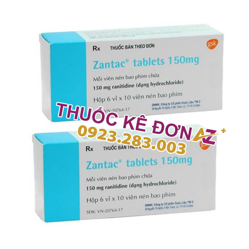 Thuốc Zantac Tablets 150mg 