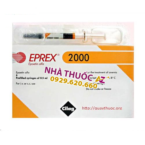 Thuốc Eprex 2000IU/0,5ml (Hộp 6 ống) giá bao nhiêu