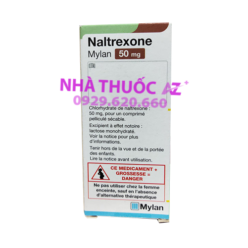 thuốc Naltrexone 50mg Mylan 