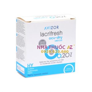 Nước nhỏ mắt Avizor Lacrifresh ocu-dry 0.2% 