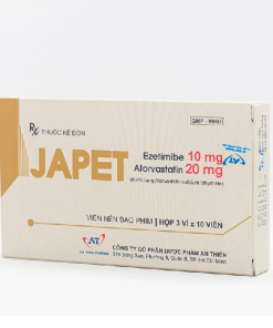 Thuốc Japet 10/20mg là thuốc gì - Cách dùng, Giá bán, Mua ở đâu?