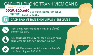 Phòng ngừa lây nhiễm HBV