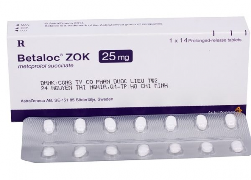 Thuốc Betaloc Zok 25mg là thuốc gì - Giá bao nhiêu, Mua ở đâu?