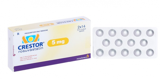 Thuốc Crestor 5mg (Rosuvastatin) là thuốc gì - Giá bao nhiêu, Mua ở đâu?