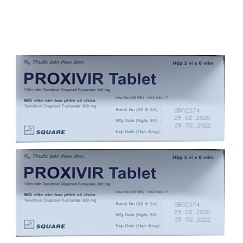 Thuốc Proxivir Tablet 300mg điều trị viêm gan B giá rẻ nhất hà nội hcm.