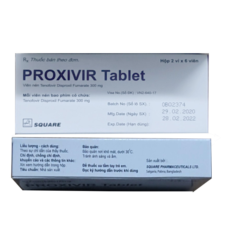 Thuốc Proxivir Tablet 300mg điều trị viêm gan B giá rẻ nhất hà nội hcm.