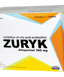 Thuốc Zuryk 300mg là thuốc gì - Giá bao nhiêu, Mua ở đâu?