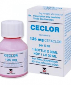 Thuốc Ceclor Sus 125mg/30ml là thuốc gì, Giá bao nhiêu, Mua ở đâu?