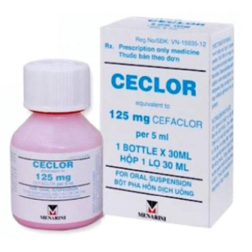 Thuốc Ceclor Sus 125mg/30ml là thuốc gì, Giá bao nhiêu, Mua ở đâu?