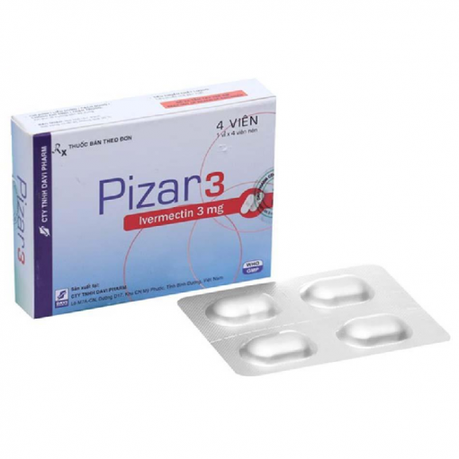 Thuốc Pizar 3 (Ivermectin) là thuốc gì - Giá bao nhiêu, Mua ở đâu?