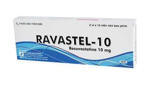 Thuốc Ravastel-10 (Rosuvastatin) là thuốc gì - Giá bao nhiêu, Mua ở đâu?