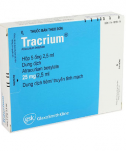 Thuốc Tracrium 25mg/2.5ml là thuốc gì - Giá bao nhiêu, Mua ở đâu?